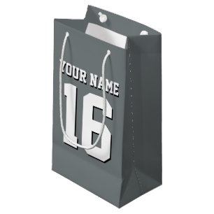 Petit Sac Cadeau Équipe de Jersey Charcoal Grey Sports