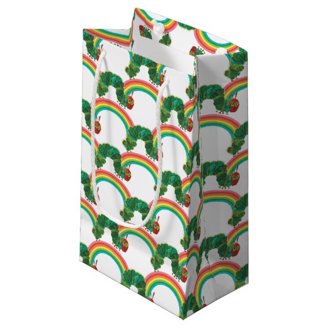 Petit Sac Cadeau Eric Carle | Le très affamé Motif Caterpillar (Devant Angle)