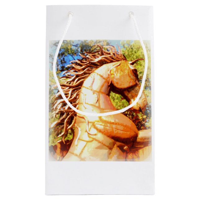 Petit Sac Cadeau étalon mustang (Dos)