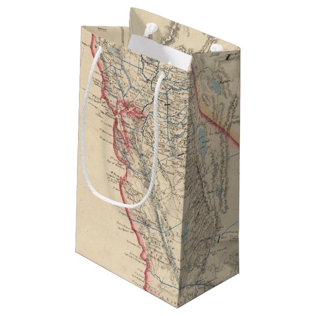 Petit Sac Cadeau État de la Californie (Dos Angle)