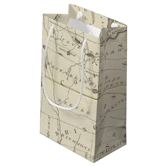 Petit Sac Cadeau État d'île de Rhode (Dos Angle)