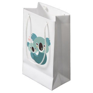 Petit Sac Cadeau Étreindre doux de mère et de bébé de koala de