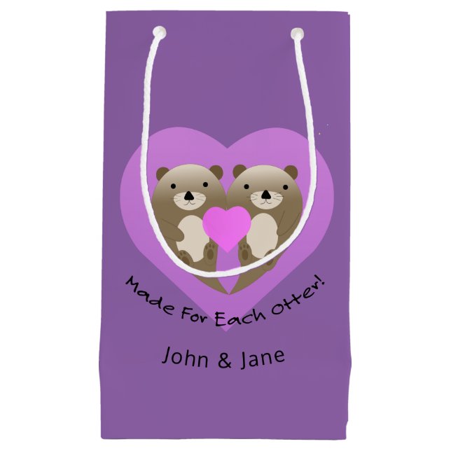 Petit Sac Cadeau Fabriqué pour chaque Otter (Devant)