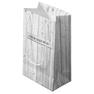 Petit Sac Cadeau Faux Russe Bois Boards