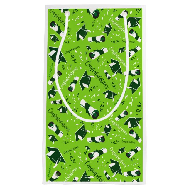 Petit Sac Cadeau Félicitations d'obtention de diplôme (Devant)