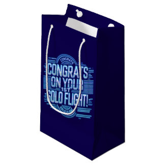 Petit Sac Cadeau Félicitations pour votre 1er vol solo