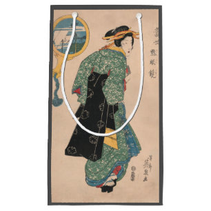Petit Sac Cadeau Femme japonaise Kimono : Ukiyo-e Woodblock Imprime