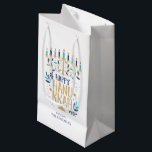 Petit Sac Cadeau Festive Menorah Hanoukka<br><div class="desc">Design Festif de Menorah Hanoukka.</div>