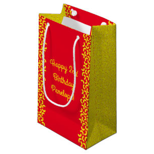 Petit Sac Cadeau Fête d'anniversaire des 1 an de Mac and Cheese Kid