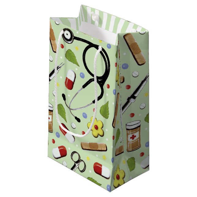 Petit Sac Cadeau Fête des infirmières (Devant Angle)