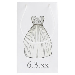 Petit Sac Cadeau Fête des mariées de la mariée mariage