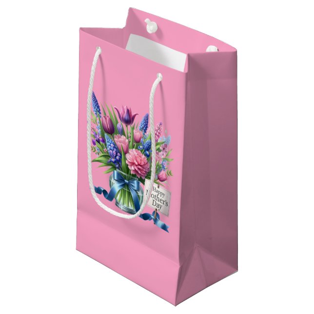 Petit Sac Cadeau Fête des Mères  (Devant Angle)