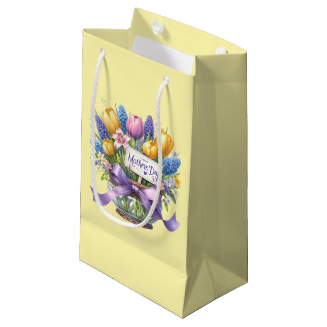 Petit Sac Cadeau Fête des Mères  (Devant Angle)