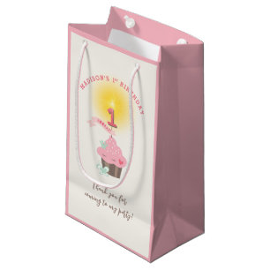 Petit Sac Cadeau Fête du 1er Anniversaire de la Petite Fille au Pet