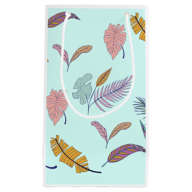 Petit Sac Cadeau Feuille (Devant)
