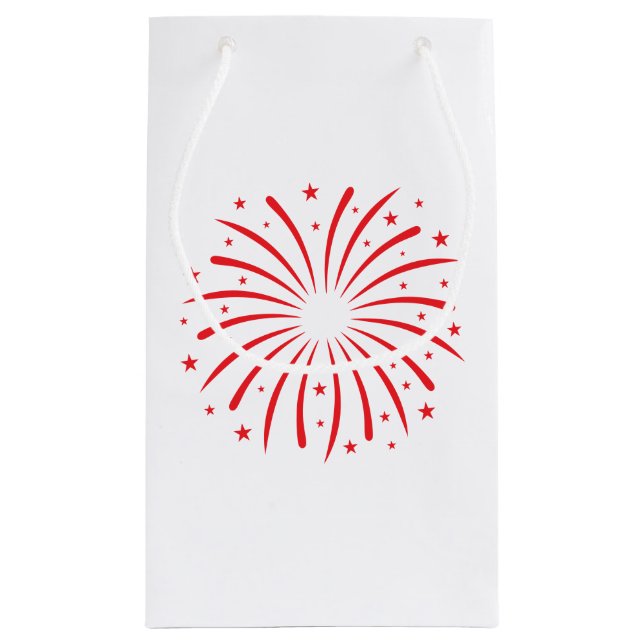 Petit Sac Cadeau Feux du Nouvel An (Dos)