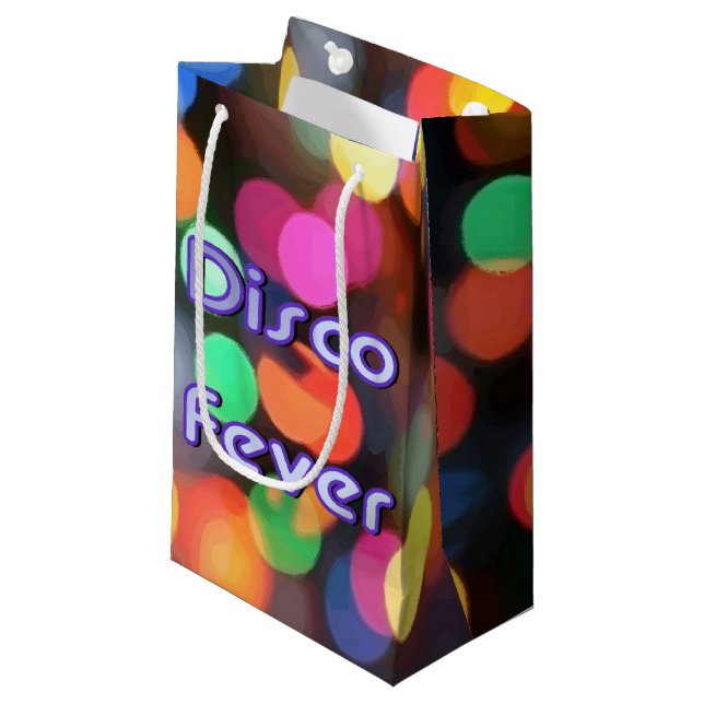 Petit Sac Cadeau Fièvre Disco 1 (Devant Angle)