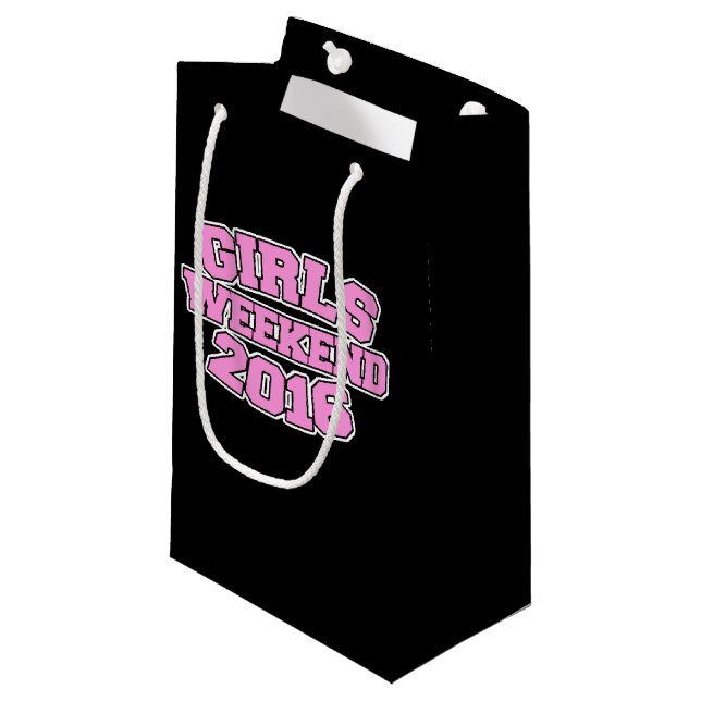 Petit Sac Cadeau Filles week-end 2016 (Devant Angle)