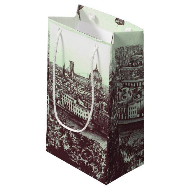 Petit Sac Cadeau Firenze (Devant Angle)