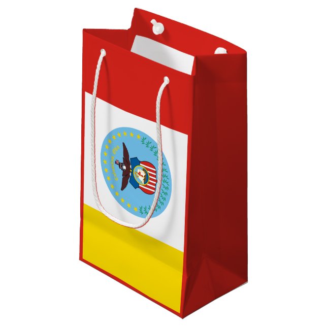 Petit Sac Cadeau Flag of Columbus, Ohio Small Gift Bag (Devant Angle)