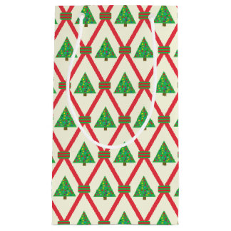 Petit Sac Cadeau Fleur de Noël