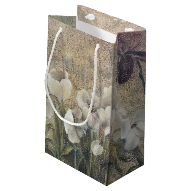 Petit Sac Cadeau Fleur d'Iris (Dos Angle)