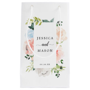 Petit Sac Cadeau Fleur Jolie Floral Hotel Mariage Gift Bag