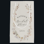Petit Sac Cadeau Fleur sauvage Boho Rustic Elegant Fête des mariées<br><div class="desc">fleur sauvage Boho Rustique Élégant Bridal Shower Invitation</div>