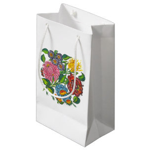 Petit Sac Cadeau Fleurs rustiques hongroises