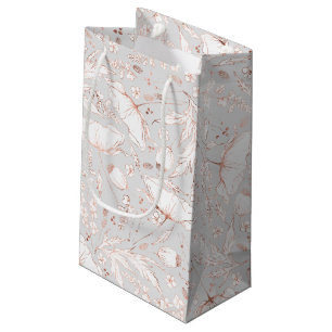 Petit Sac Cadeau Fleurs sauvages dessinées à la main Élégant Modern