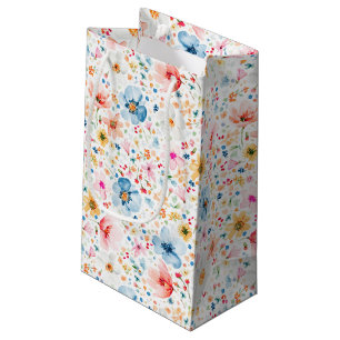 Petit Sac Cadeau Fleurs sauvages Élégants Cadeaux Romantiques d'Été