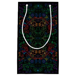 Petit Sac Cadeau Floradore - noir