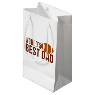 Petit Sac Cadeau Football de la meilleure typographie de papa du mo