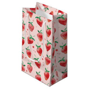Petit Sac Cadeau Fraise
