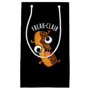 Petit Sac Cadeau Freak-clair Funny Eclair Pun Dark BG