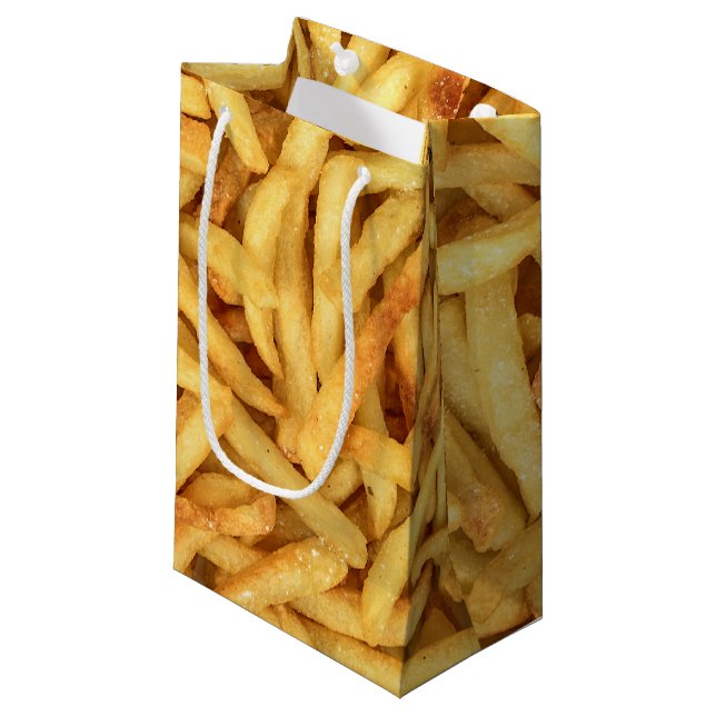 Petit Sac Cadeau Fries françaises (Devant Angle)