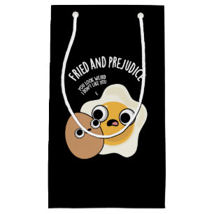 Petit Sac Cadeau Frit Et Préjudice Funny Oeuf Pun Dark BG