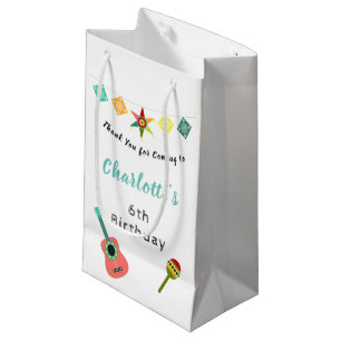 Petit Sac Cadeau Fun Fiesta Colorful Anniversaire de enfant Party F