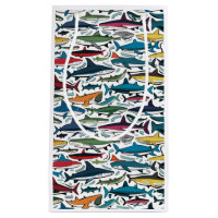 Funny Cool Shark Imprimer Générique Abstrait