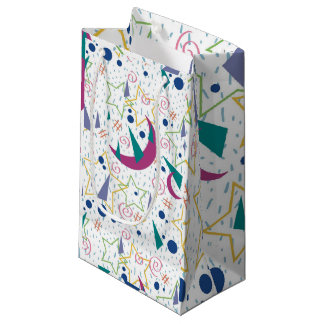 Petit Sac Cadeau Galaxie Arcade 90s - Blanc