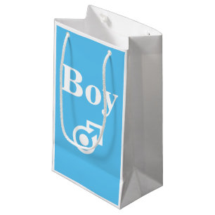 Petit Sac Cadeau Garçon fille genre révéler baby shower fête rose b
