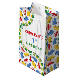 Petit Sac Cadeau Garçons Jouets Amusant Couleur Transport Anniversa