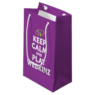 Petit Sac Cadeau Gardez le calme et le jeu Webkinz