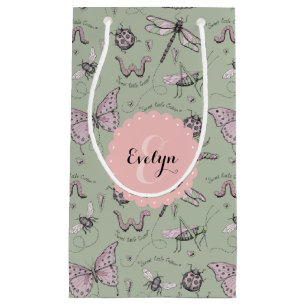 Petit Sac Cadeau Girl Blush Rose & Sage Sweet Little Critter Nom