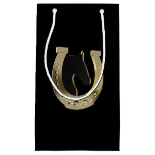 Petit Sac Cadeau Golden horseshoe