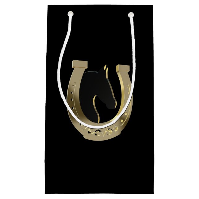 Petit Sac Cadeau Golden horseshoe (Devant)