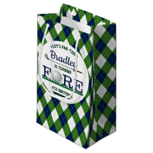 Petit Sac Cadeau Golf PAR-TEE 4e anniversaire
