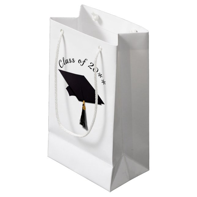 Petit Sac Cadeau Grad Casquette (Devant Angle)