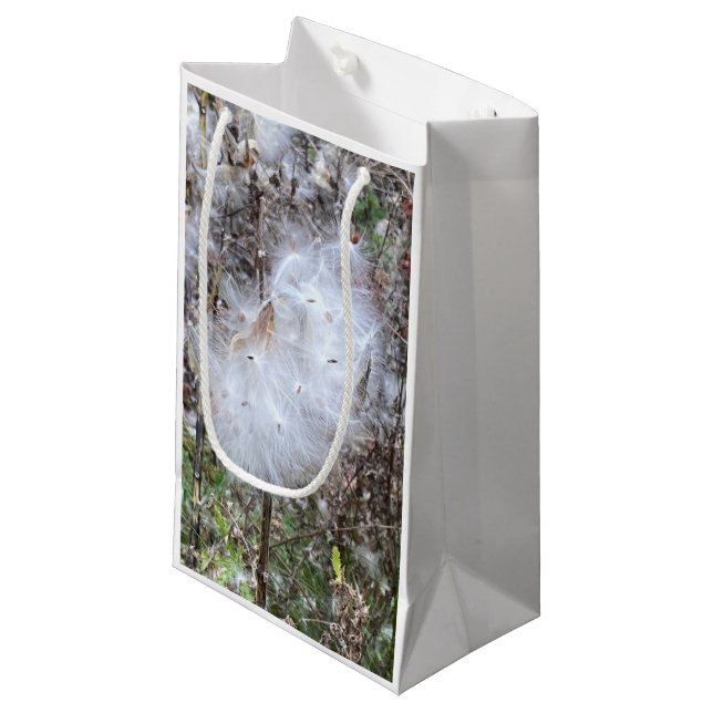 Petit Sac Cadeau Graines et soie d'algues (Devant Angle)