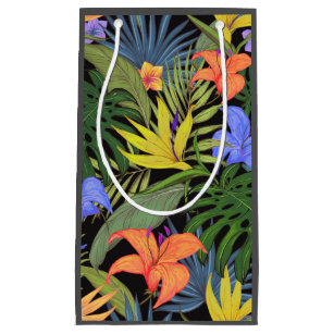 Petit Sac Cadeau Graphique de fleur d'Aloha de Hawaii tropical